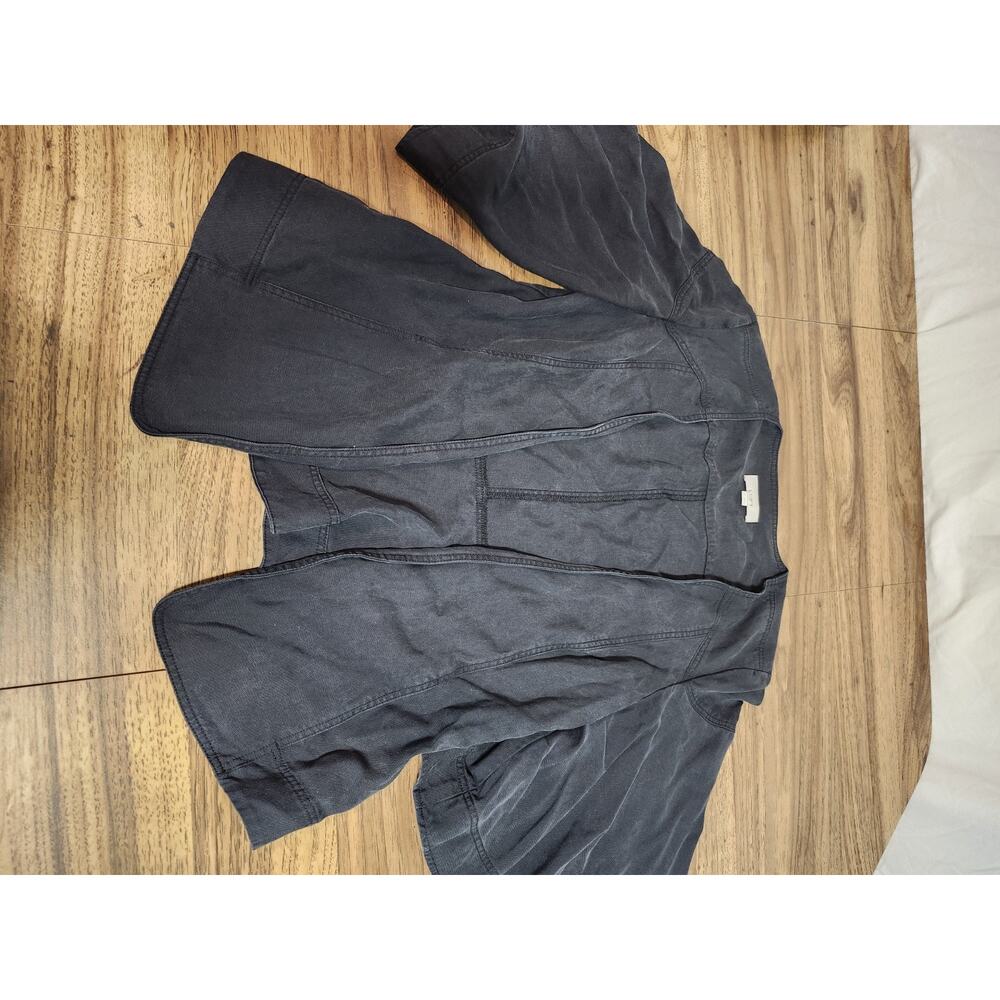 The Loft Size Xs Navy Blue Open Front Jacket Xs